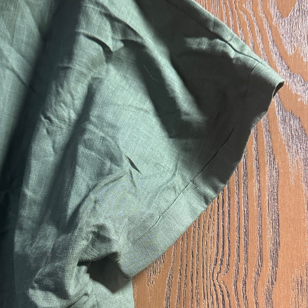 Source Unknown Olive Button-Down Shirt - image 3